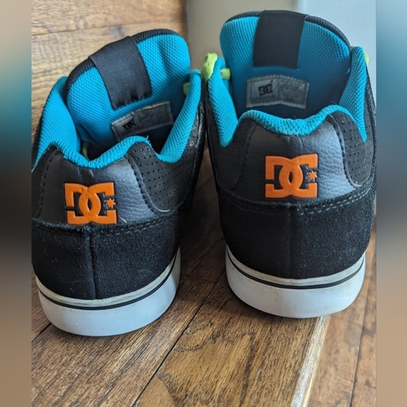 Vintage Y2K chunky DC Men's Pure Tx Shoe, black/multi, Size 13 - Picture 6 of 14